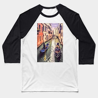 Passing Strangers in Venice Baseball T-Shirt